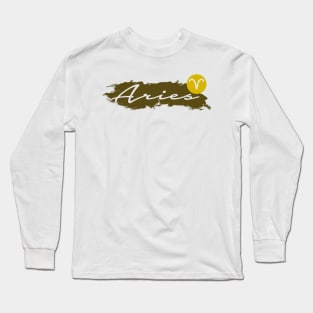 aries horoscope Long Sleeve T-Shirt